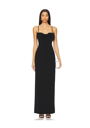 MAJORELLE Sadie Gown in Black. Size M. Also in S, XL, XS, XXS.