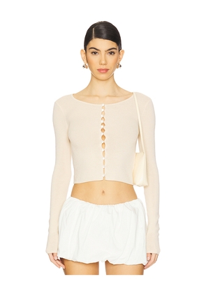 Lovers and Friends Ciara Cardigan in Beige. Size M. Also in S, XL.