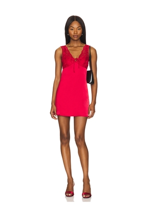 MORE TO COME x Emma Rose Ruth Mini Dress in Red. Size XL. Also in L.