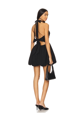 MAJORELLE Margherita Mini Dress in Black. Size L. Also in M, XS.