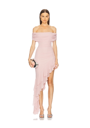 Michael Costello x REVOLVE Aliz Midi Dress in Blush. Size S. Also in XS.