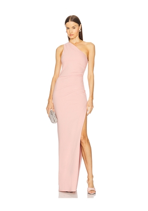 Michael Costello x REVOLVE Solenn Gown in Blush. Size M. Also in S, XL, XS, XXS.