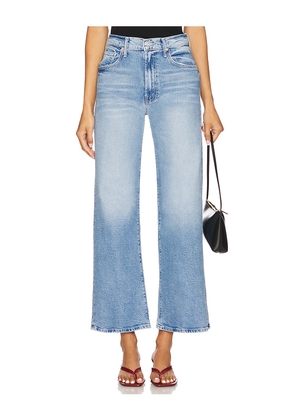 MOTHER Lil' Lasso Sneak Jeans in Blue. Size 33P. Also in 34P.