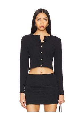 La Porte Lauren Swim Cardigan in Black. Size XL. Also in XS.
