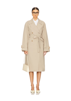 LAMARQUE Colette Trenchcoat in Beige. Size XL. Also in XS/S.