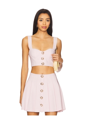 MAJORELLE Adela Bra Top in Pink. Size M. Also in S, XS.