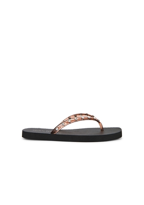 Loeffler Randall Taryn Flip Flip in Brown. Size 7. Also in 6.