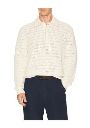 NN07 Josh Long Sleeve Polo 6636 in Ivory. Size XL/1X. Also in L.