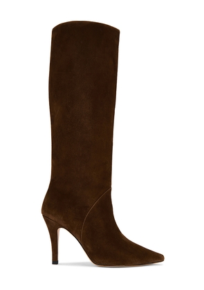 Lola Cruz Knee High Boot in Brown. Size 39. Also in 41.