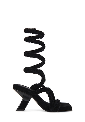 Nora Lozza Itza Trenza Sandal in Black. Size 7. Also in 8.