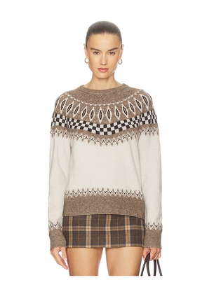 LNA Tali Fair Isle Sweater. Size M. Also in S, XS.