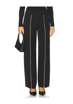 MADISON THE LABEL Corey Zip Pant in Black. Size M. Also in S, XS.