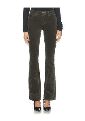 L'AGENCE Stevie High Rise Straight in Olive. Size 27. Also in 26, 28.