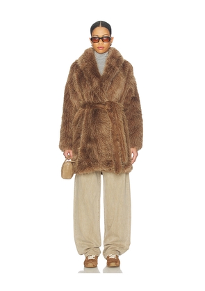 Mackage Kacela Coat in Brown. Size M/L. Also in XL/1X.