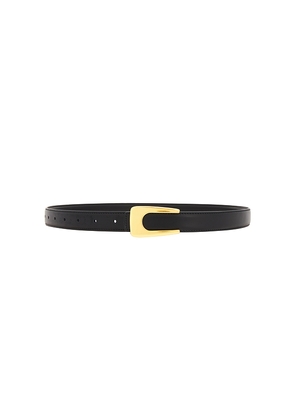 Lovers and Friends Casey Leather Belt in Metallic Gold.