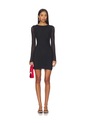 MORE TO COME Kalie Mini Dress in Black. Size M. Also in XS, XXS.