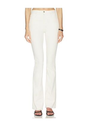 L'AGENCE Ruth High Rise Straight Jean in White. Size 23. Also in 24, 25, 26, 27, 28, 29, 30.