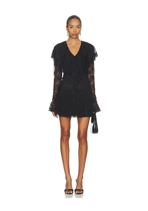 MORE TO COME Arli Mini Dress in Black. Size M. Also in S, XS, XXS.