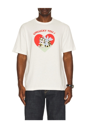 Kenzo Gots Cartoon Classic T-Shirt in White. Size L. Also in M, XL/1X.