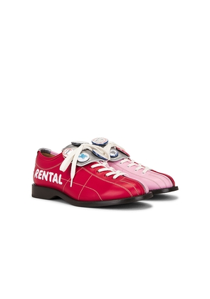 Kenzo Striker Derbies Bowling Shoes in Red,Pink. Size 42. Also in 43.