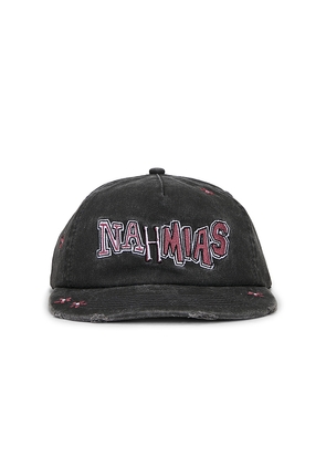 Nahmias Flower Groms Dad Cap in Black.