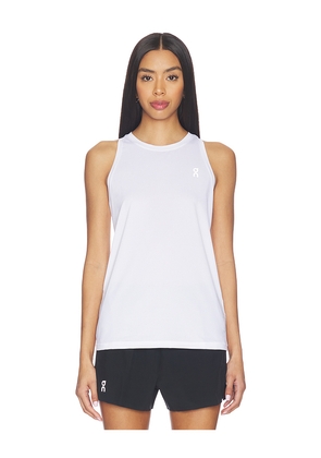 On Core Tank in White. Size L. Also in M, S, XL, XS.