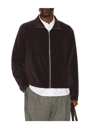 Our Legacy Shrunken Fullzip Sweater in Wine. Size 48. Also in 50, 52.