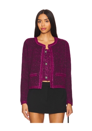 Steve Madden Emelia Sweater Jacket in Purple. Size M. Also in XL.