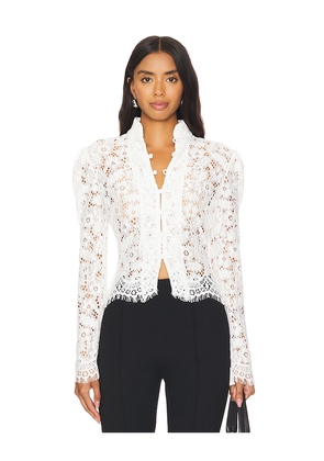 SAU LEE Roberta Top in Ivory. Size 0. Also in 00, 2, 6.