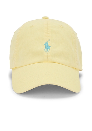 Polo Ralph Lauren Chino Sport Cap in Yellow.