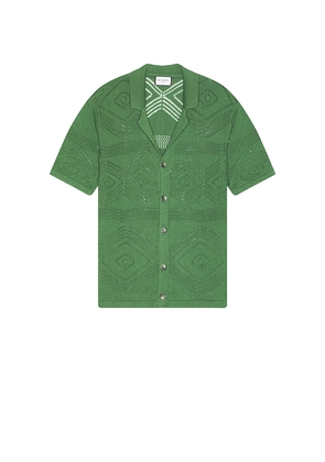 Runaway The Label Liam Shirt in Green. Size M. Also in S.