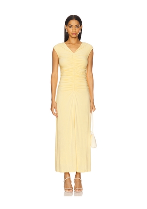 Rue Sophie Millie Dress in Lemon. Size M. Also in S, XS.