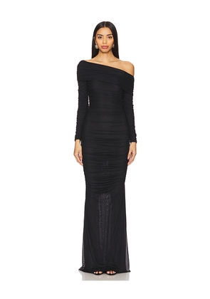 SEROYA Luana Gown in Black. Size M. Also in S, XS.