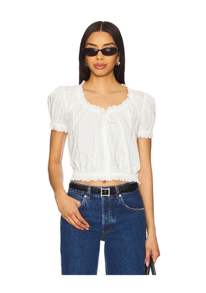 Tularosa Peyton Top in White. Size M. Also in S, XS.