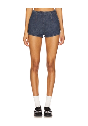 Triarchy Velma Hot Short in Blue. Size 30. Also in 31, 32.