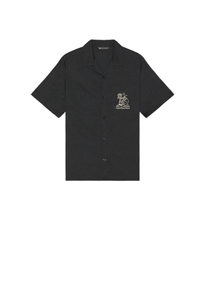 TravisMathew Lost Cave Shirt in Black. Size M. Also in S, XL/1X.