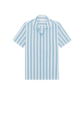 SAMSOE SAMSOE Saavan JF Shirt in Blue. Size S. Also in XL/1X.