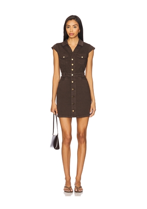 PAIGE Jaxsyn Dress in Chocolate. Size 12. Also in 14.