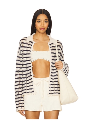 Rag & Bone Khloe Stripe Cardigan in Ivory. Size S. Also in XS.