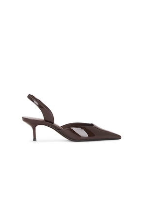 Schutz Paola Mid Pump in Brown. Size 6.5. Also in 7, 7.5, 8, 8.5, 9.5.