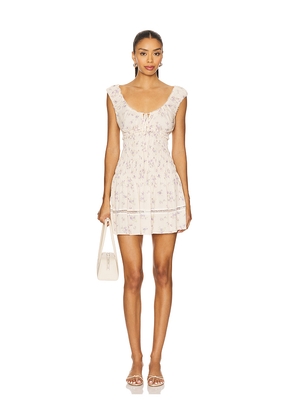 Tularosa Loren Mini Dress in Cream. Size M. Also in XL, XS, XXS.