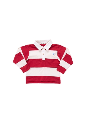 Pink Chicken Albert Rugby Shirt in Red,White. Size 4. Also in 5.