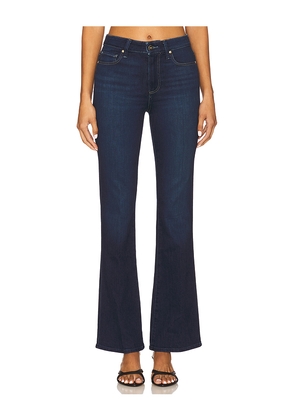 PAIGE High Rise Laurel Canyon Bootcut Jeans in Blue. Size 24. Also in 31, 32, 33, 34.