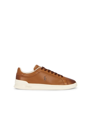 Polo Ralph Lauren Court II Sneaker in Brown. Size 7. Also in 8.