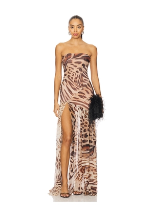 retrofete Nicole Dress in Tan. Size S. Also in M, XL, XS.