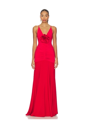 SILVIA TCHERASSI Sana Dress in Red. Size M. Also in S.