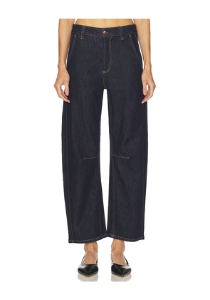 PISTOLA Beau Seamed Horseshoe Jeans in Blue. Size 27. Also in 28, 29, 31.