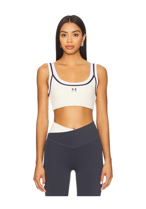 P.E Nation Forward Crop Top in Cream. Size M. Also in S, XS.