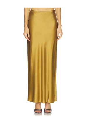 SRG Marion Silk Skirt in Olive. Size M. Also in L, S, XS.