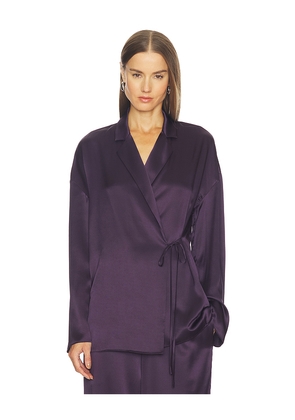 SRG Finley Silk Top in Purple. Size M. Also in L, S, XL, XS, XXS.
